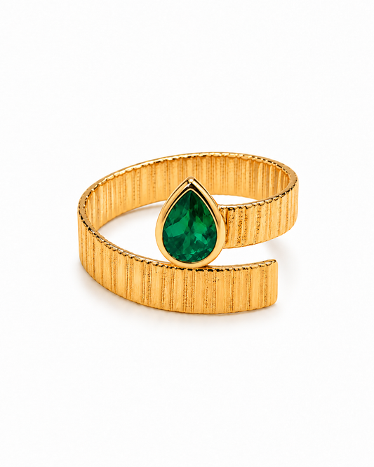 Anillo Verona Esmeralda