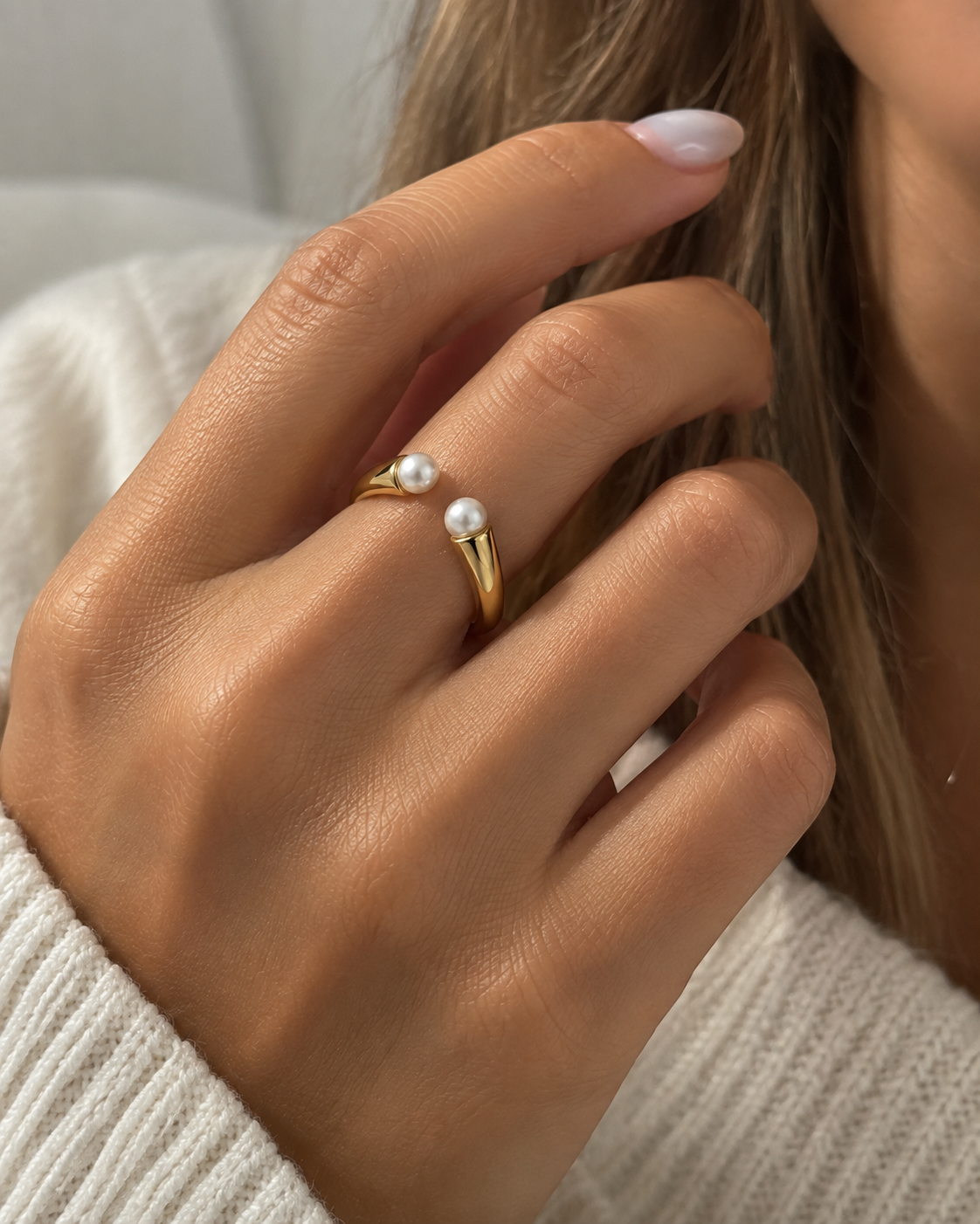 Anillo Étoile puesto