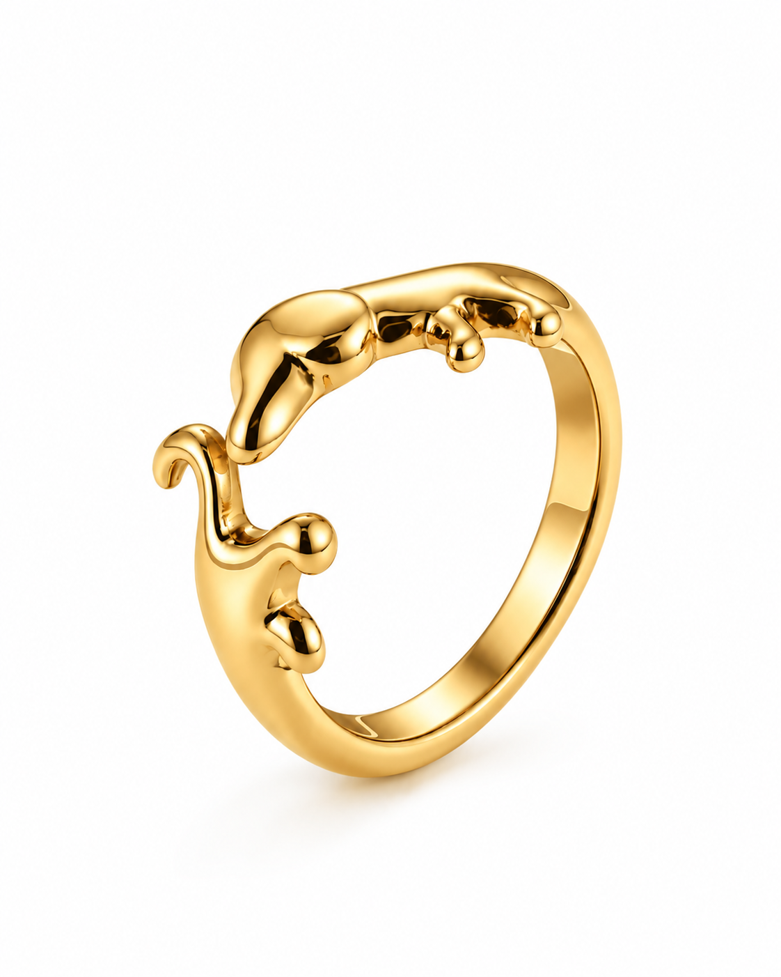 Anillo Bassotto dorado