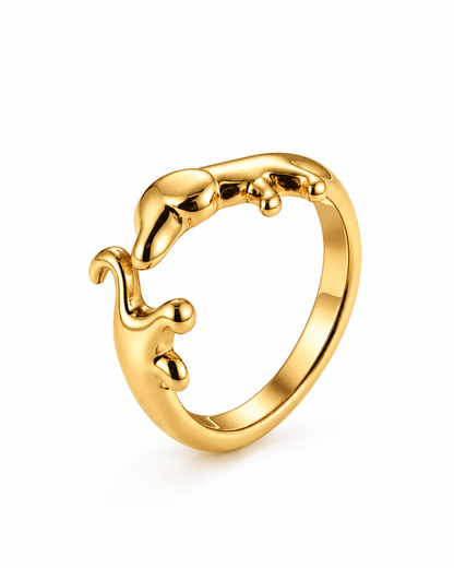 Anillo Bassotto dorado
