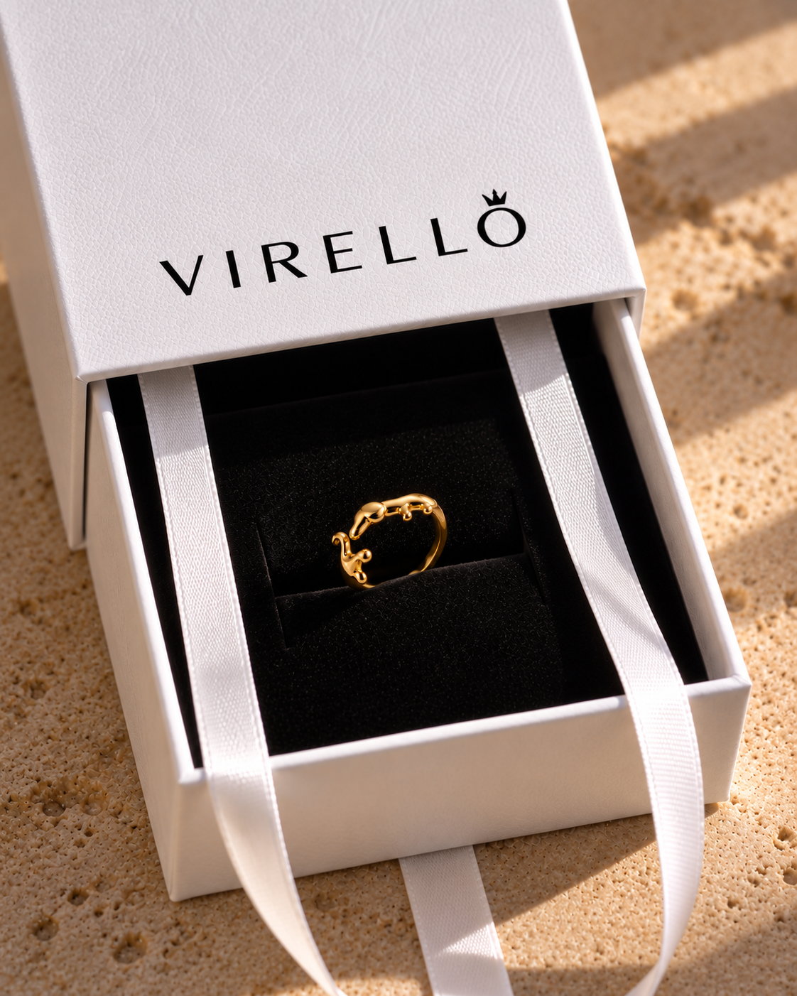 Anillo Bassotto en caja Virello