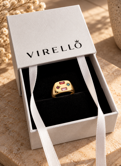 Anillo Siena en caja Virello