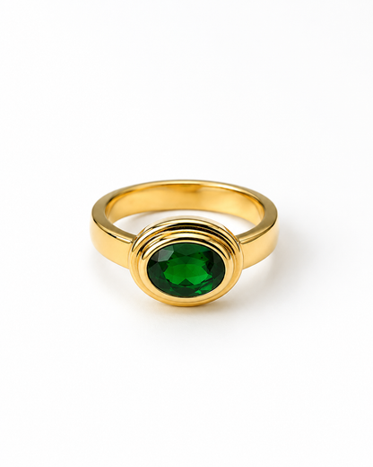Anillo Verona Esmeralda