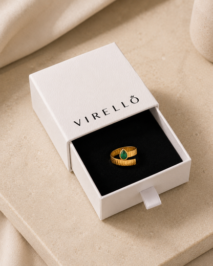 Anillo Verona Esmeralda